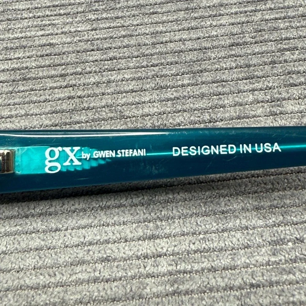 vTEA Teal Brown Square Eyeglass Frames 53-17-140